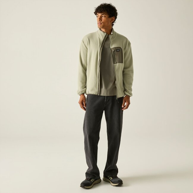 REGATTA Frankie Full Zip Fleece - Abbeystone/Smokey Olive