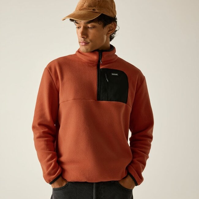 REGATTA Frankie Half Zip - Rooibos Tea/Black