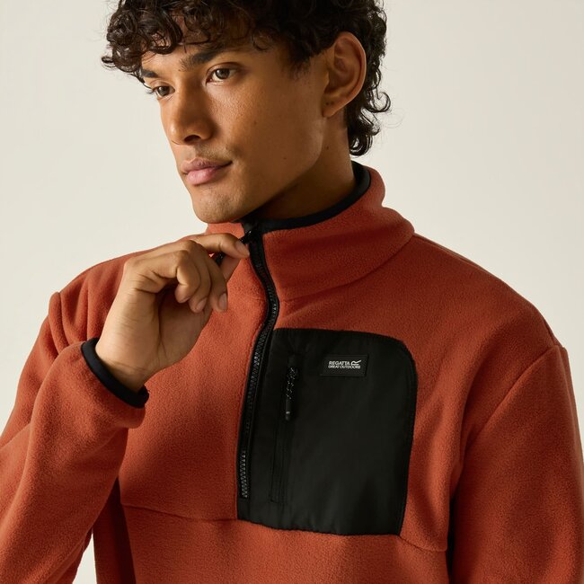 REGATTA Frankie Half Zip - Rooibos Tea/Black