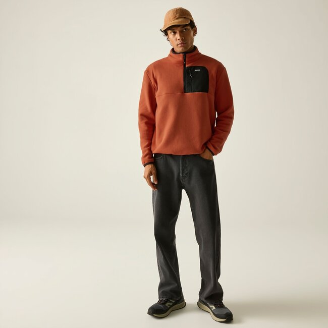REGATTA Frankie Half Zip - Rooibos Tea/Black
