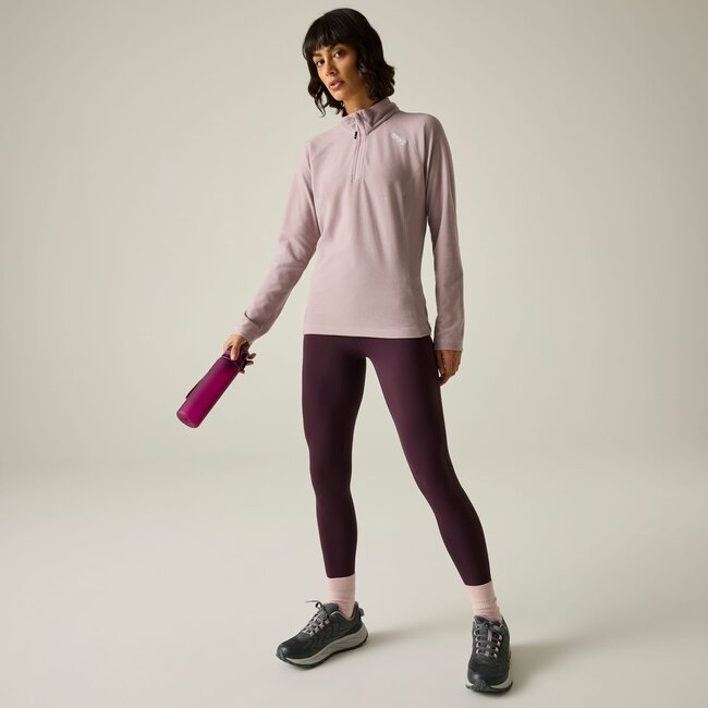 REGATTA Women's Montes Lightweight Half-Zip Fleece - Powder Lilac