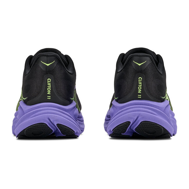 HOKA Clifton 11 - Black /NeonYuzu