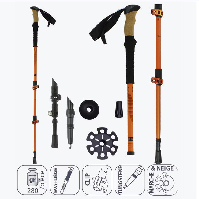 ÉLÉMENTERRE  2 Stick Apagado - Orange