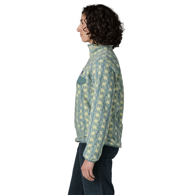 PATAGONIA W's LW Synch Snap-T P/O - Sun Quilt: Blue Sage