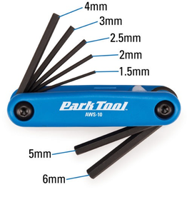 PARK TOOL PARK TOOL Mini Tool Hex Wrench Set AWS-10