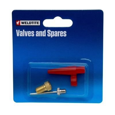 WELDTITE WELDTITE Football, Airbed & Bike Valve Adaptor Kit