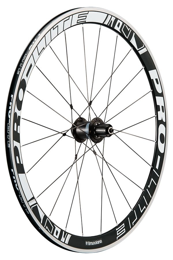 PRO LITE PRO LITE WHEEL REAR BRACCIANO  POWERTAP G3 HUB, 24 SPOKE, CLINCHER