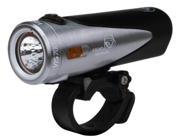 LIGHT & MOTION LIGHT & MOTION Vis 700 Front Light, Silver/Black