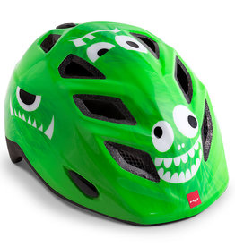 MET MET Elfo Kid's Helmet, Green Monsters 46-53cm