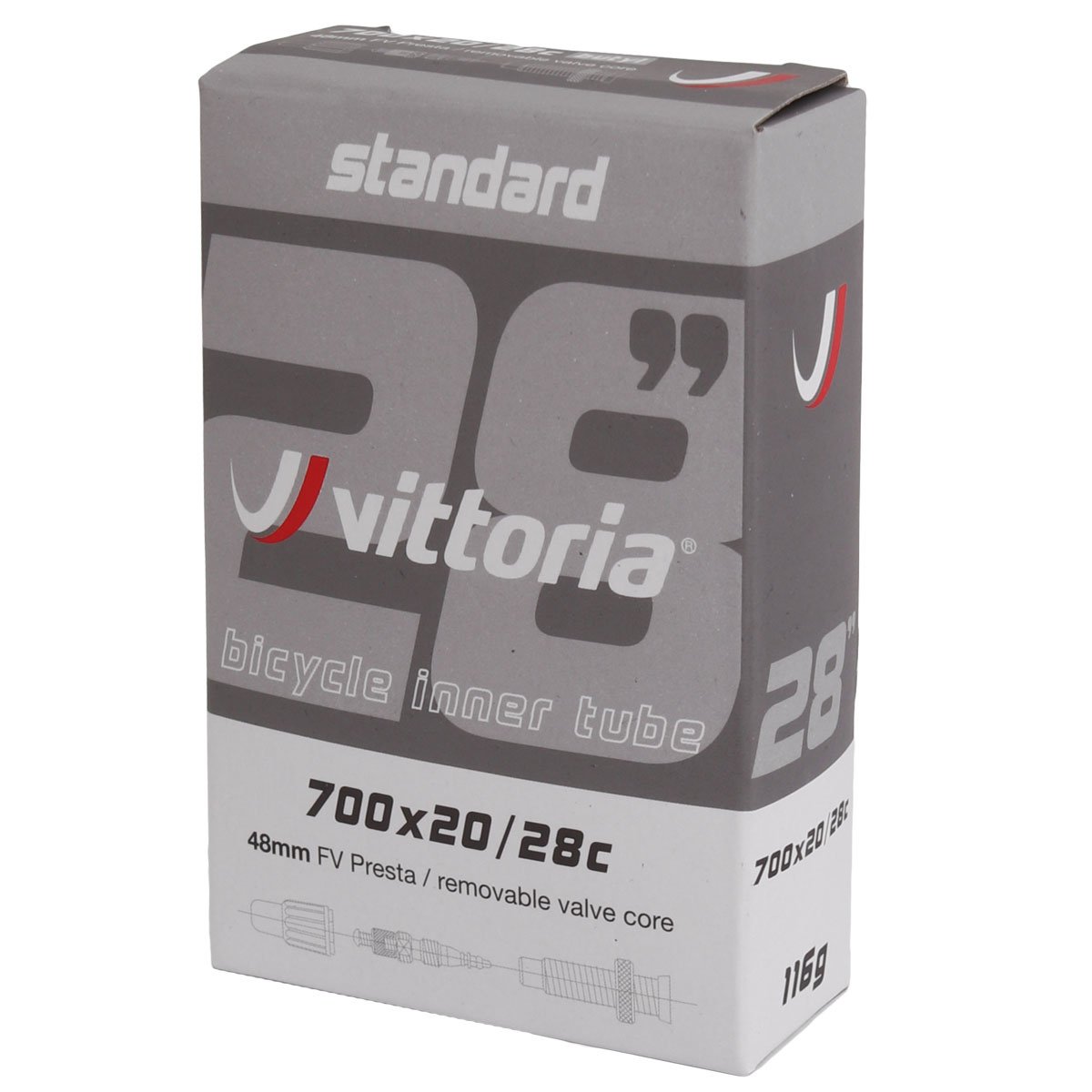 VITTORIA VITTORIA 700 x 20/28c 48mm Presta Valve Tube