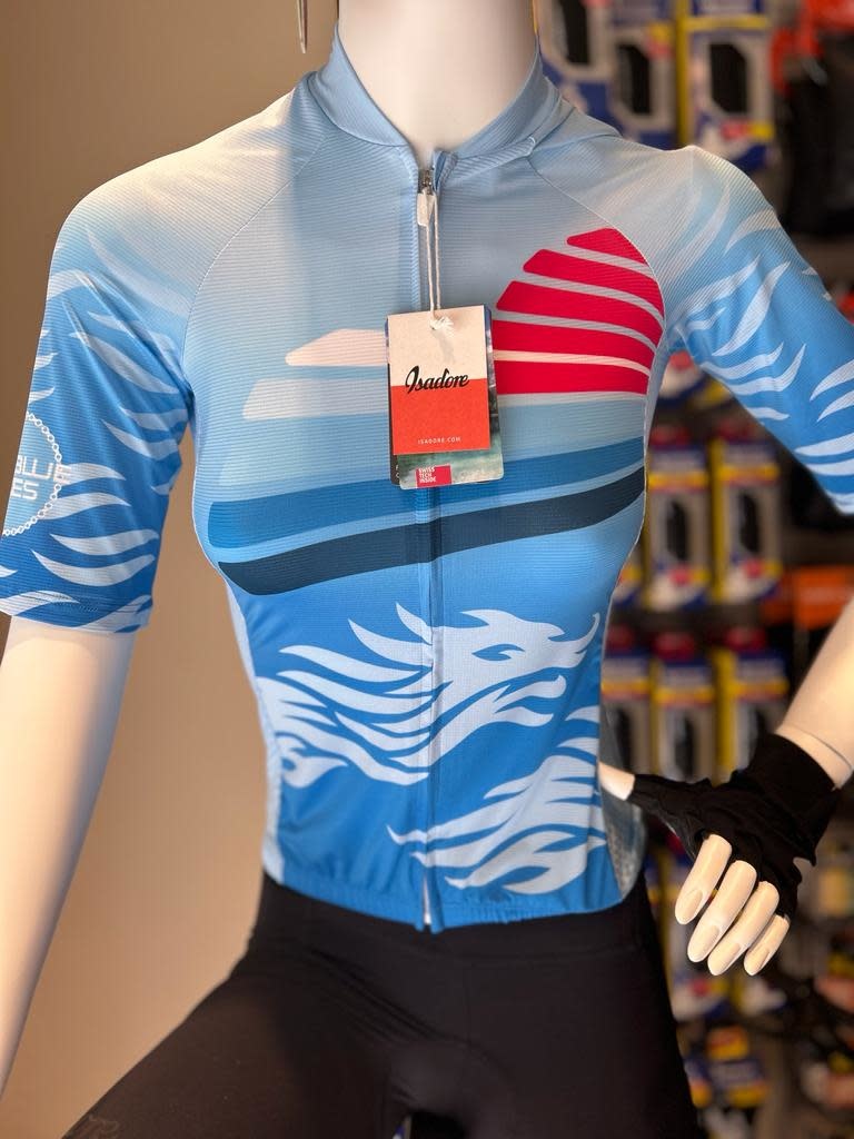 ISADORE ISADORE Sky Blue Bikes Short Sleeve Jersey - Awesome