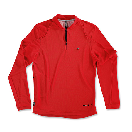 ASSOS ASSOS DB.2 Activity Polo Long Sleeve Shirt, Red, Large
