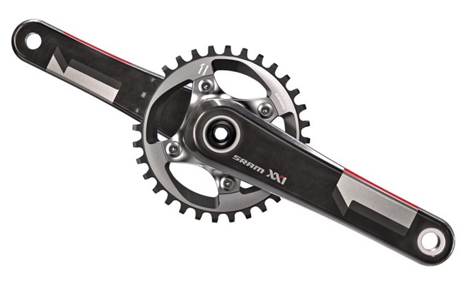 SRAM SRAM CRANK XX1 Q-FACTOR 168 GXP (NO CHAIN RING), 175MM