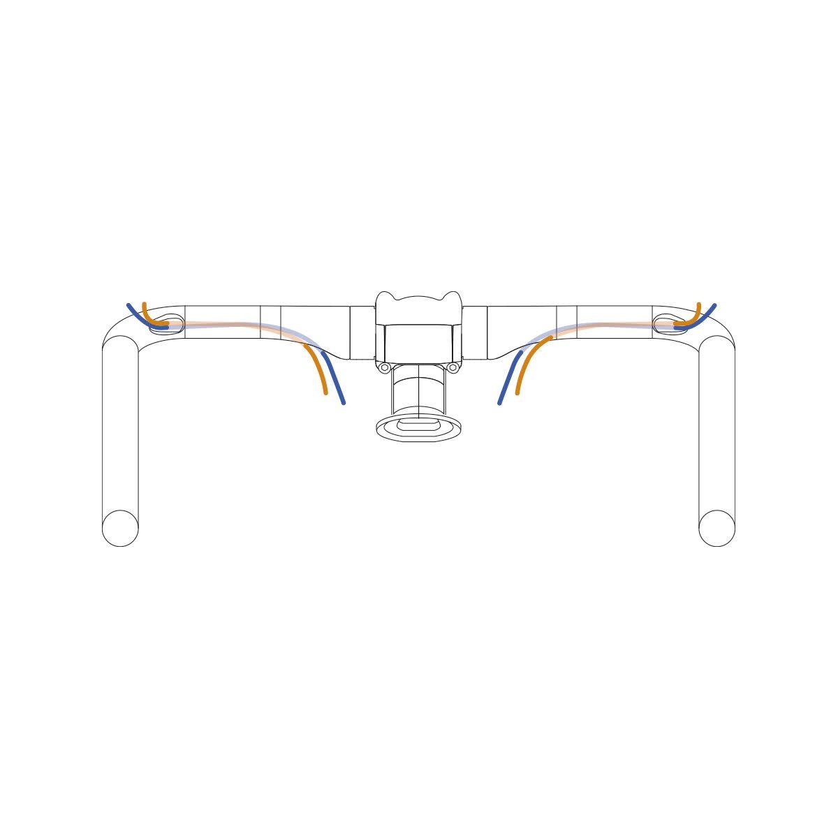 DEDA ELEMENTI DEDA ELEMENTI Vinci Carbon Integrated Handlebar DCR