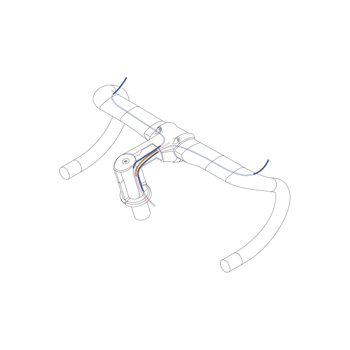 DEDA ELEMENTI DEDA ELEMENTI Vinci Carbon Integrated Handlebar DCR