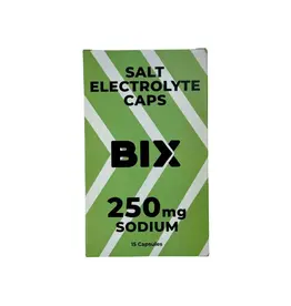 BIX BIX Salt Electrolyte Caps Sodium 250mg 15 capsules