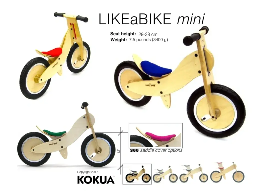 LIKE A BIKE KOKUA LIKE A BIKE MTB Mini Balance Bike Green