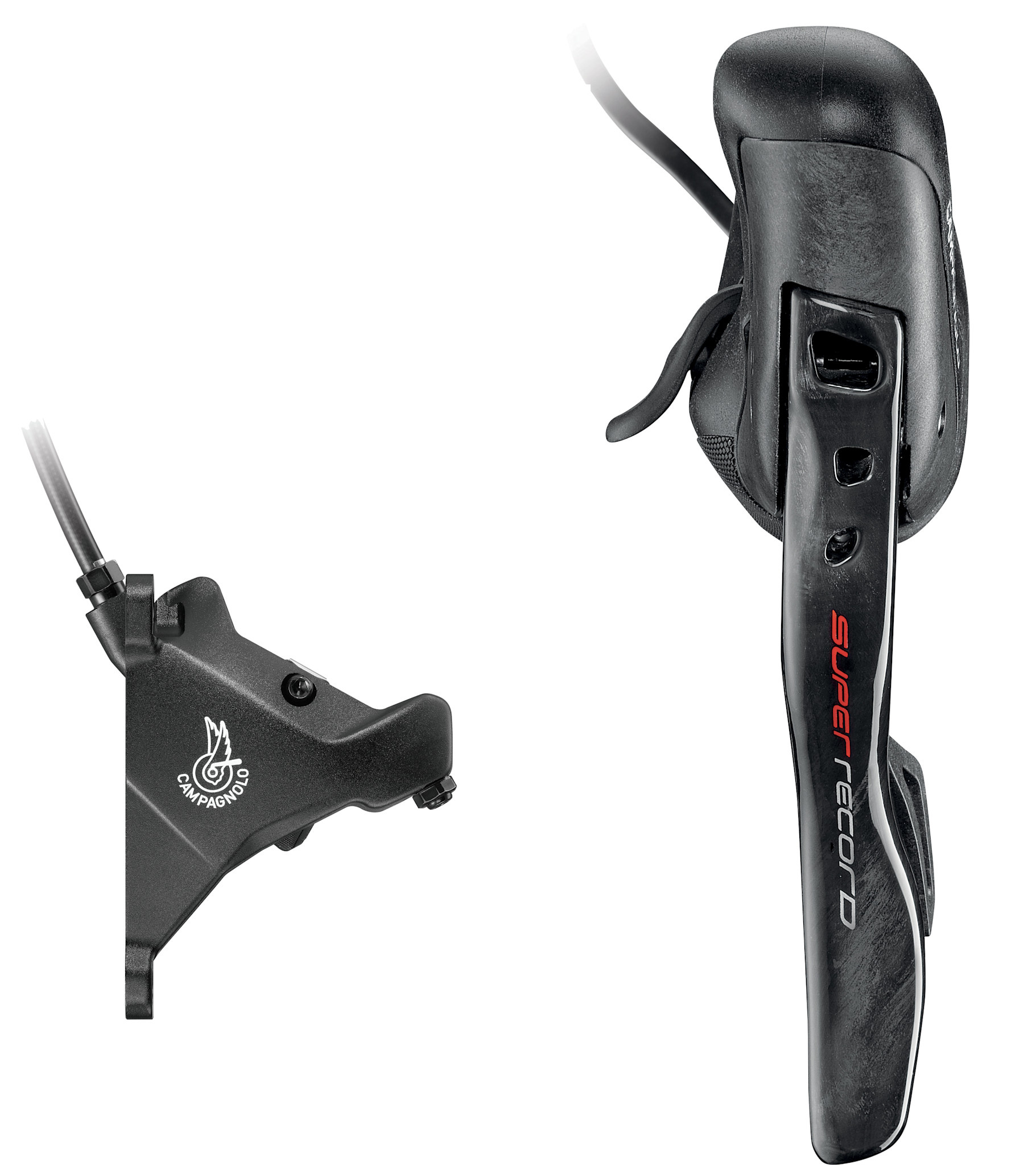 CAMPAGNOLO Super Record EPS 12 Speed Ergopower Lever and Disc Caliper 160 inc. Oil