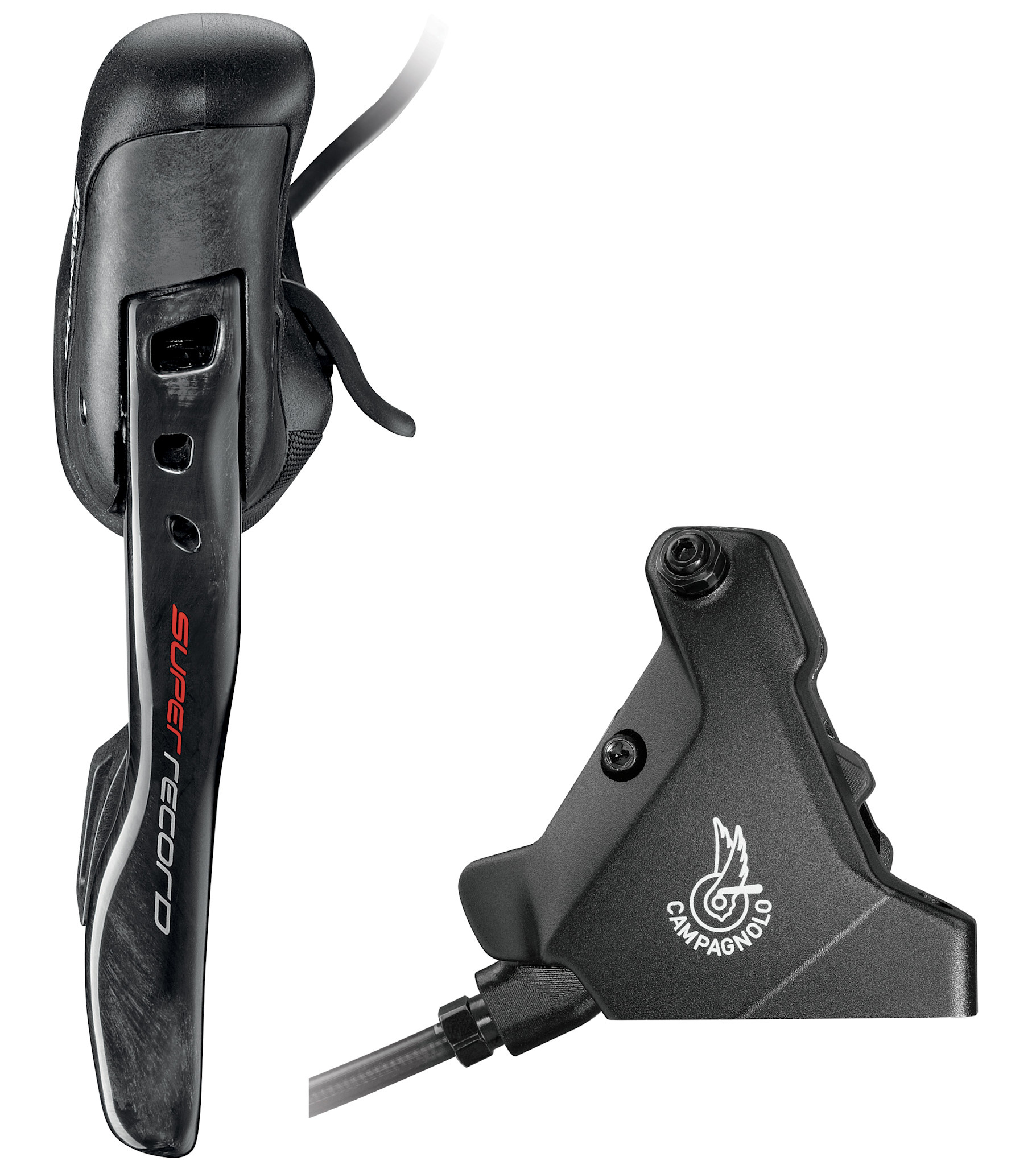 CAMPAGNOLO Super Record EPS 12 Speed Ergopower Lever and Disc Caliper 160 inc. Oil