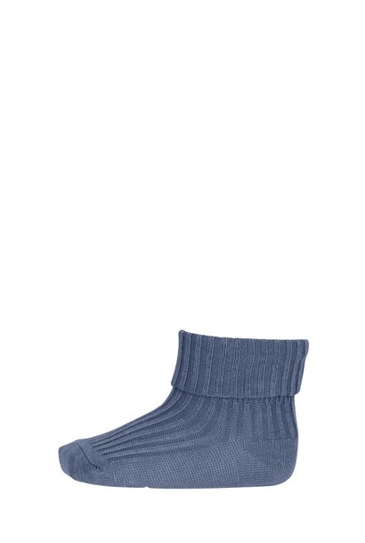 MP Denmark cotton rib baby sokjes | 4222 stone blue