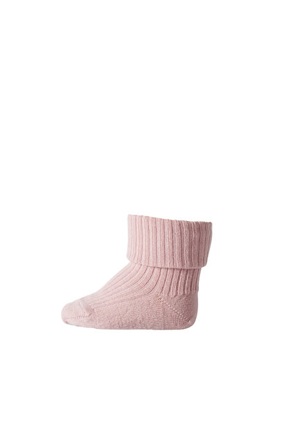 OUTLET MP Denmark wol rib sokjes | 188 wood rose