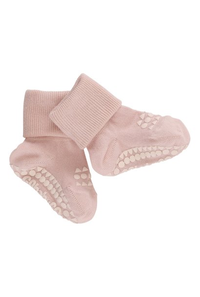 GoBabyGo bamboe anti slip sokjes soft pink