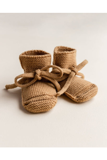 booties ochre 0-9M