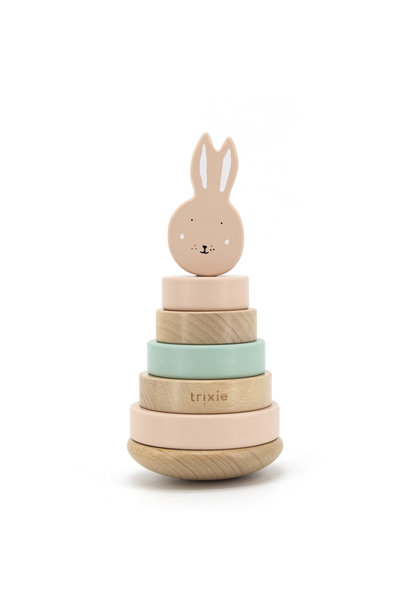 Trixie houten stapeltoren mrs. rabbit