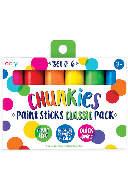 Ooly chunkies verf stiften 6st | classic