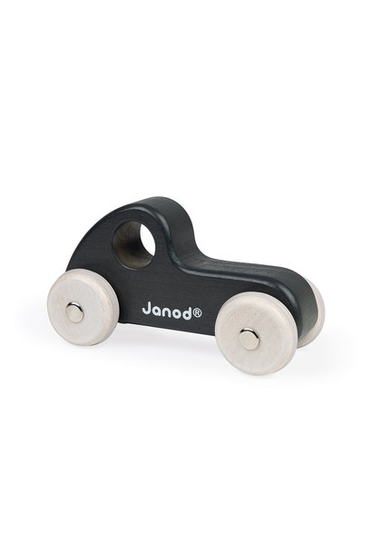 Janod houten race auto | zwart