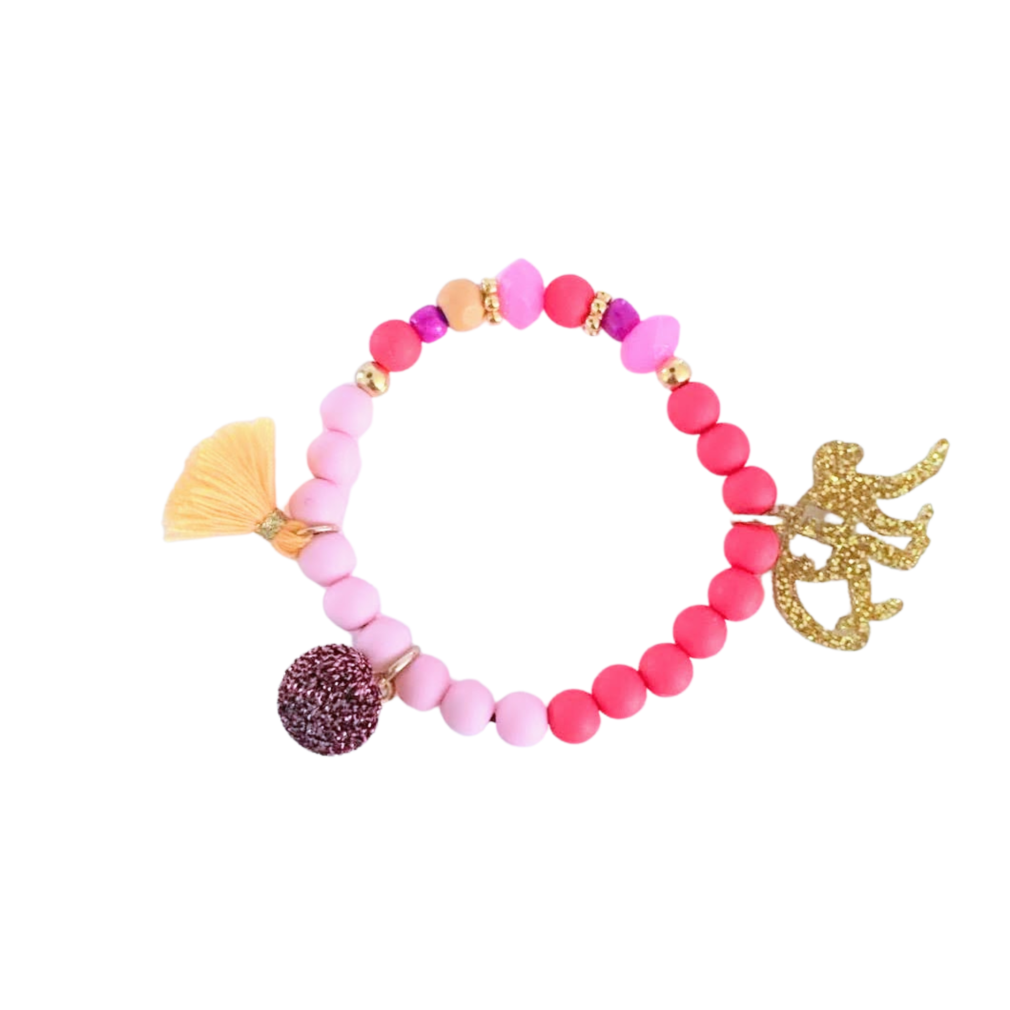 Feestbeest | armband | pink miracle roze-1