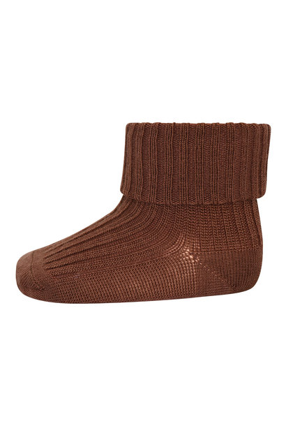 OUTLET MP Denmark wol rib sokjes | 40 root beer