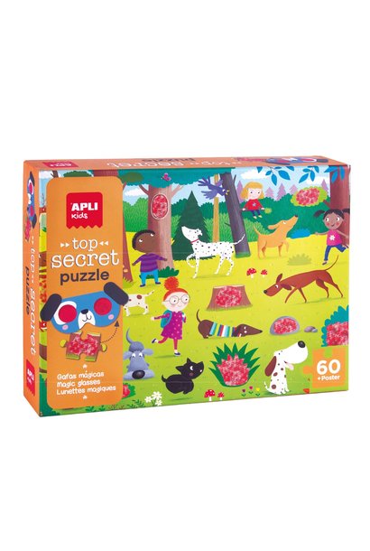 OUTLET Apli kids top secret puzzel | honden