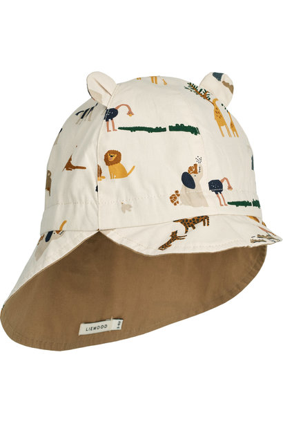 OUTLET Liewood zonnehoedje gorm all together / sandy