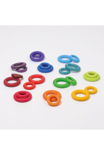 ringen regenboog 24 delig