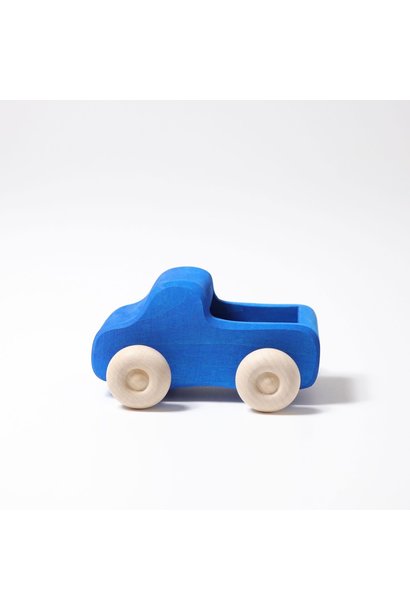kleine vrachtwagen blauw