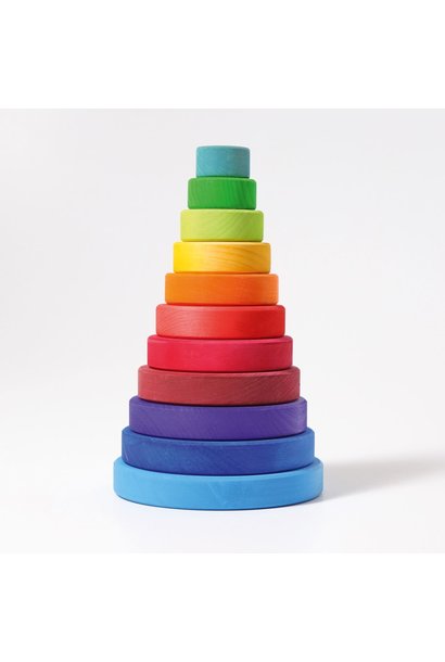 stapeltoren regenboog