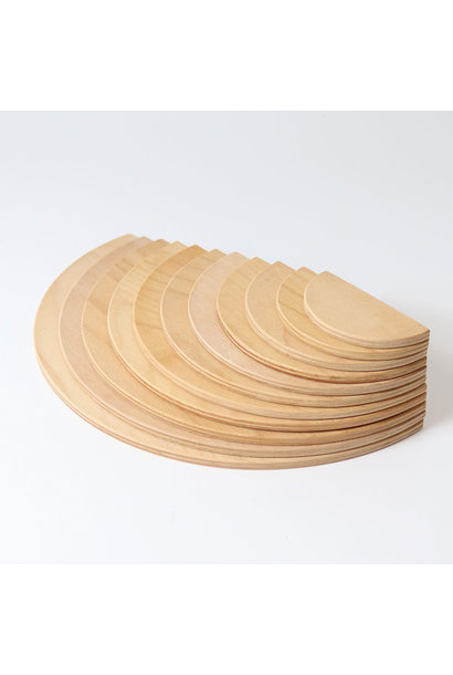 halve cirkels naturel