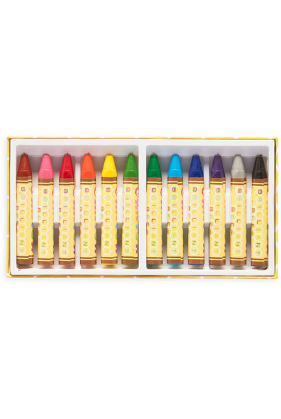 OUTLET Ooly brilliant bee waskrijtjes 12st
