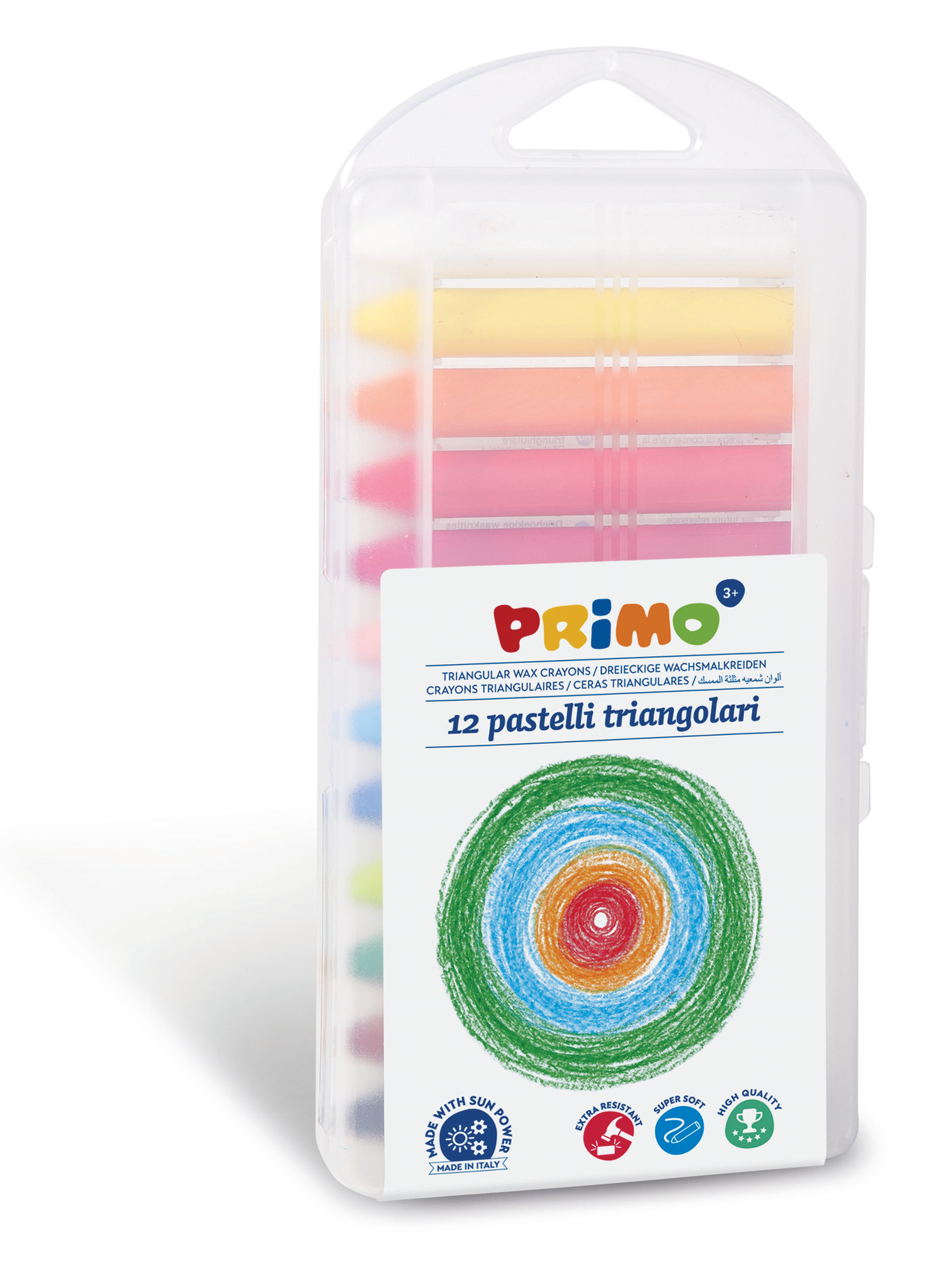 Primo waskrijt supersoft 3 zijdig 12st-1