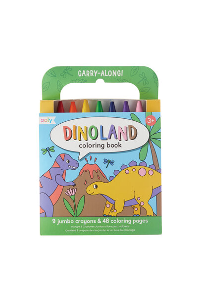 OUTLET Ooly reisspel kleurboek dinoland