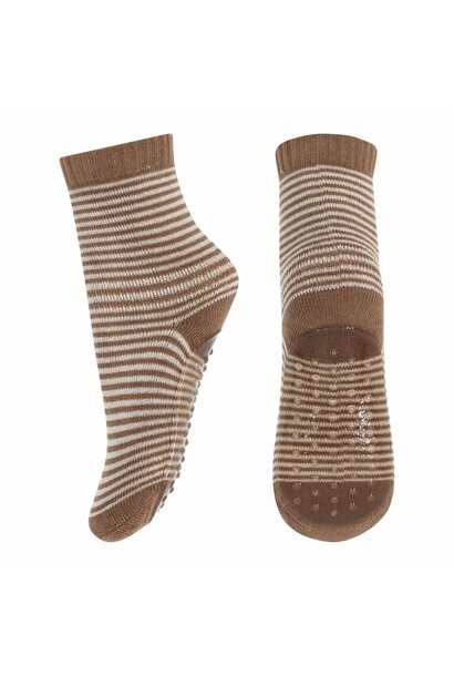 MP Denmark vilde anti slip sokken | 34 pecan pie stripes