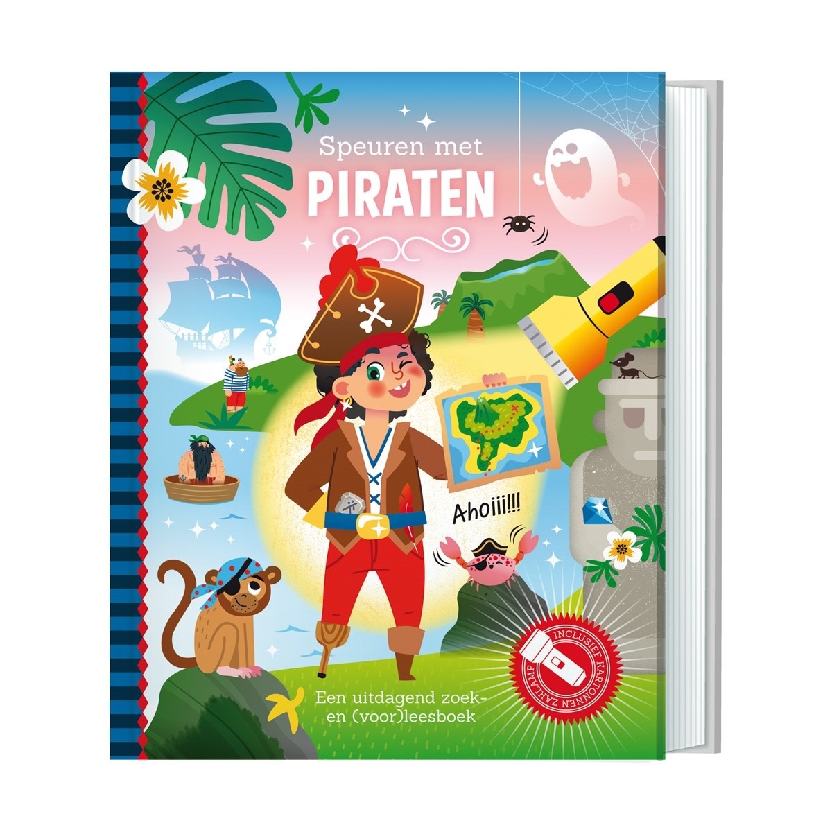 Zaklampboek | speuren met piraten-1