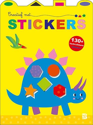 Creatief met stickers dinosaurus-1