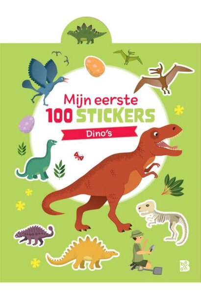 Mijn eerste 100 stickers dino's