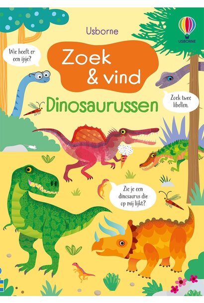 Doeboek zoek & vind dinosaurussen