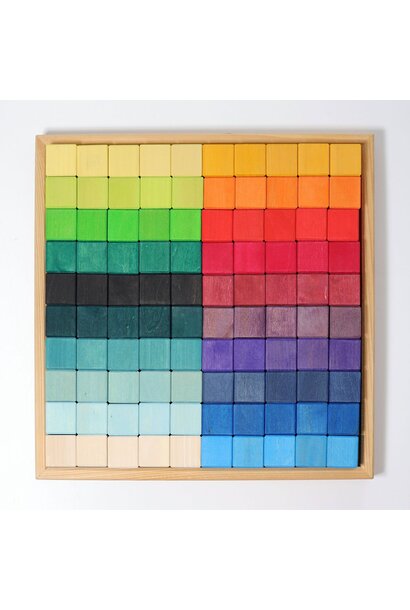blokken set groot regenboog mosaic