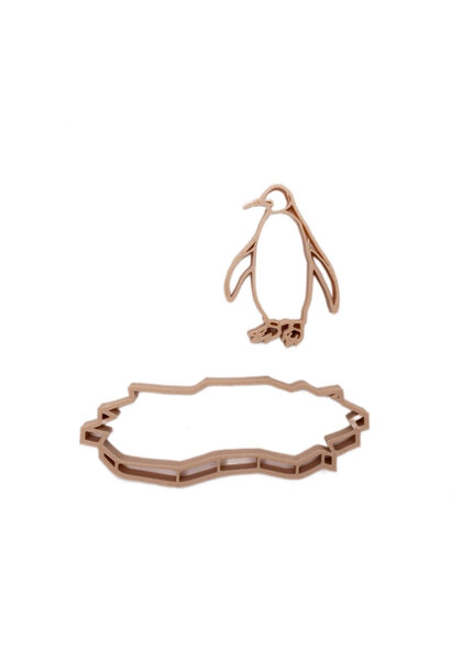 steker pinguïn & ijsschots