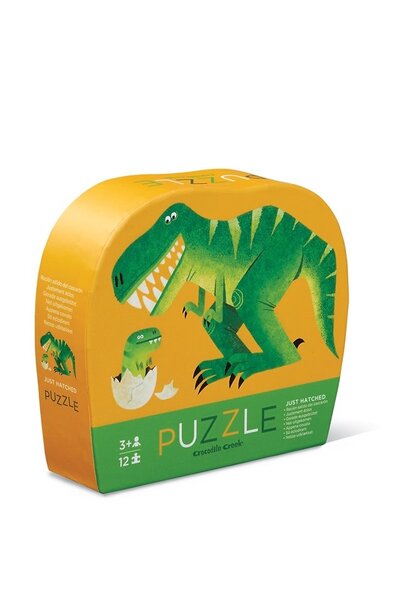 OUTLET Crocodile Creek mini puzzel 12 delig dinosaurus