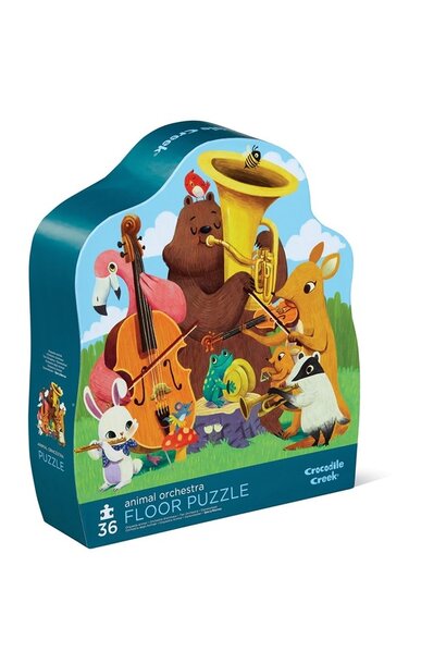 OUTLET Crocodile Creek puzzel 36 delig dieren orkest